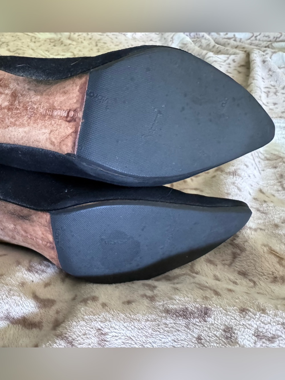 Manolo Blahnik Black Suede Knee-High 3” heel pull-on Stiletto Boots 40.5 - Picture 3 of 17